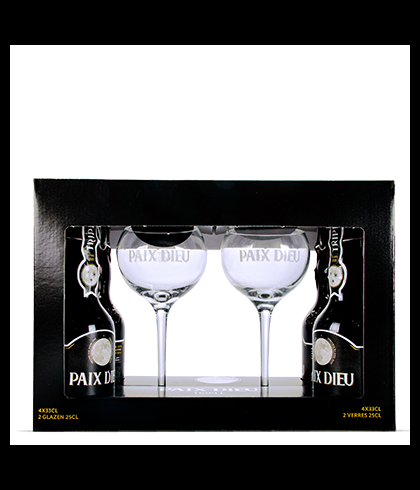 Geschenk Brasserie Caulier Paix Dieu Giftpack, bij slijterij ’t Bockje in Bathmen