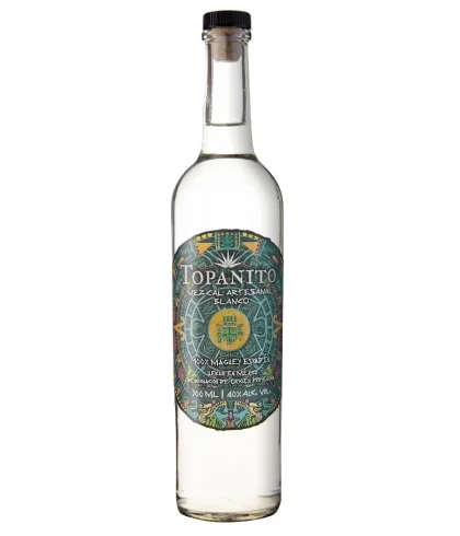 Topanito Mezcal Artesanal Blanco, op voorraad bij slijterij t Bockje in Bathmen