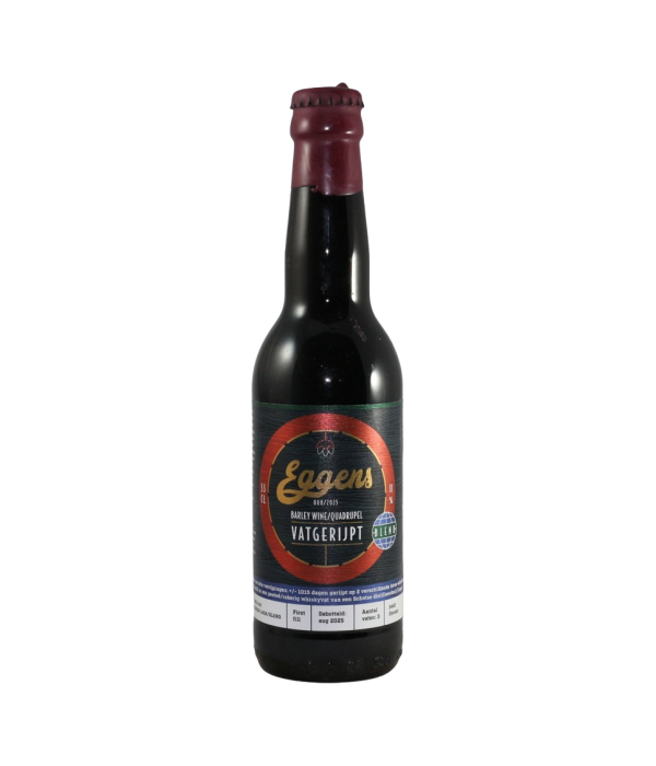 Eggens Barley Wine Quadrupel Vatgerijpt 008/2025 bij t Bockje in Bathmen