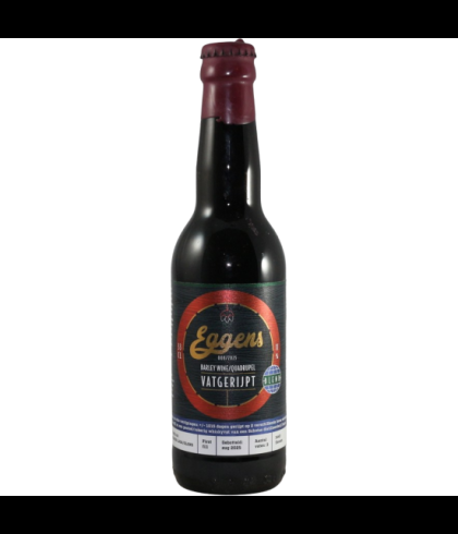 Eggens Barley Wine Quadrupel Vatgerijpt 008/2025, bier op voorraad bij slijterij t Bockje in Bathmen