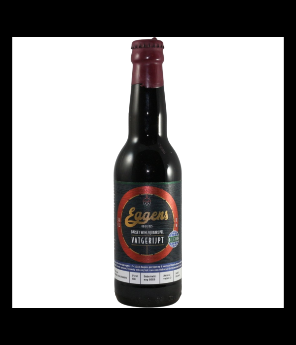 Eggens Barley Wine Quadrupel Vatgerijpt 008/2025 bij t Bockje in Bathmen