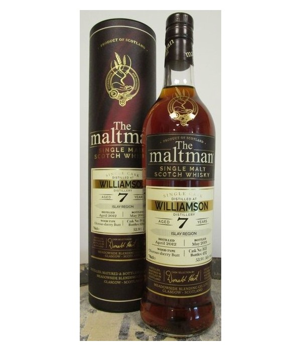 THE MALTMAN Williamson 2012 Single Cask 7 years old bij t Bockje in Bathmen