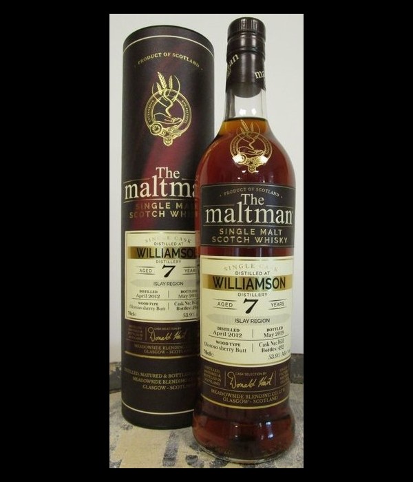 THE MALTMAN Williamson 2012 Single Cask 7 years old bij t Bockje in Bathmen