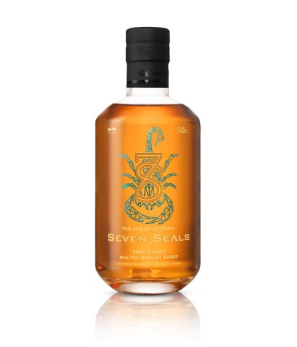 Fles Seven Seals The Age of Scorpio, Zwitserse whisky, op voorraad bij slijterij t Bockje in Bathmen