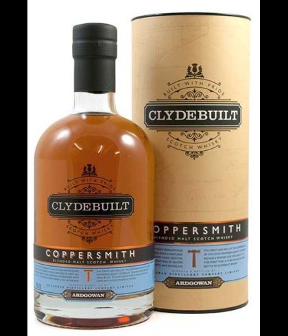 Fles Ardgowan Clydebuilt Coppersmith, whisky, op voorraad bij slijterij t Bockje in Bathmen