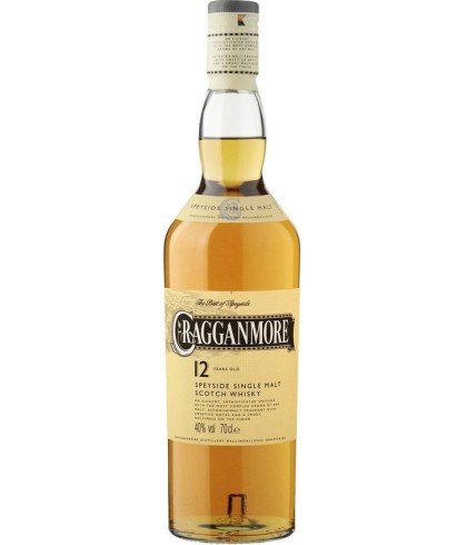 Fles Cragganmore 12 Years Old, single malt whisky, op voorraad bij slijterij t Bockje in Bathmen
