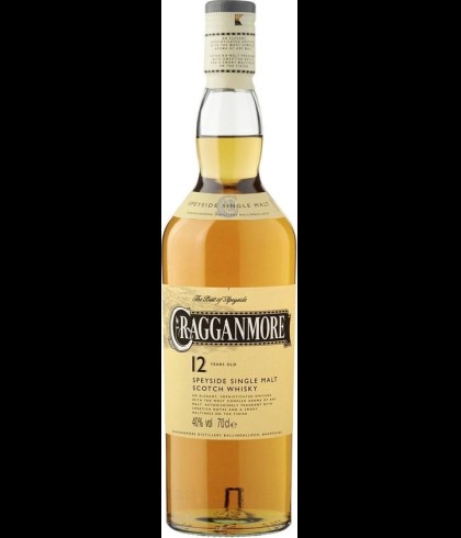 Fles Cragganmore 12 Years Old, single malt whisky, op voorraad bij slijterij t Bockje in Bathmen