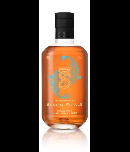 Fles Seven Seals The Age of Pisces, Zwitserse whisky, op voorraad bij slijterij t Bockje in Bathmen
