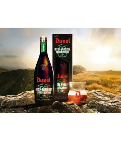 Geschenk Duvel Barrel Aged Batch 7 Teeling Irish Whiskey + glas van Duvel, bij slijterij ’t Bockje in Bathmen