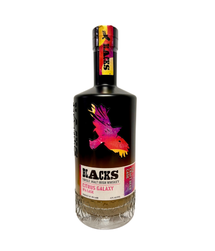 Bottle of Blacks Citrus Galaxy IPA Cask, whisky