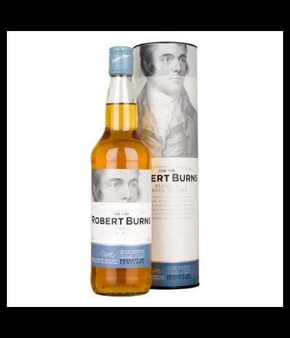 Fles Arran Robert Burns Blended Scotch, single malt whisky, op voorraad bij slijterij t Bockje in Bathmen