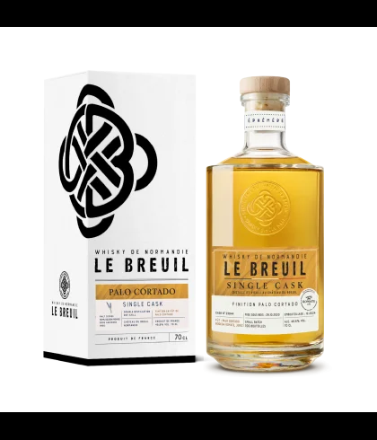 Fles Château du Breuil Le Breuil Palo Cortado, whisky, op voorraad bij slijterij t Bockje in Bathmen