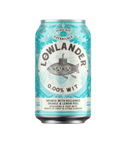 Lowlander 0.00% Wit, bier op voorraad bij slijterij t Bockje in Bathmen