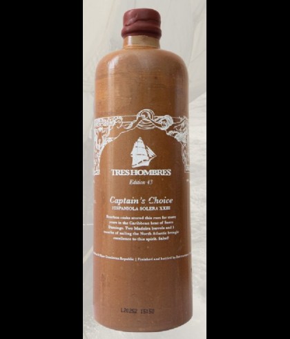 Tres Hombres Rum Ed. 43 Captain’s Choice Hispaniola XXIII Solera System