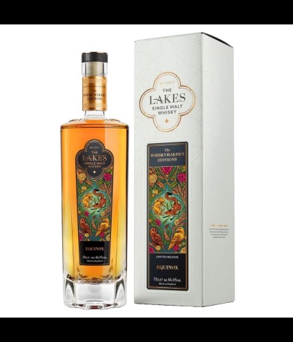 Fles The Lakes Whiskymakers Edition Equinox, Engelse whisky uit Cumbria, op voorraad bij slijterij t Bockje in Bathmen