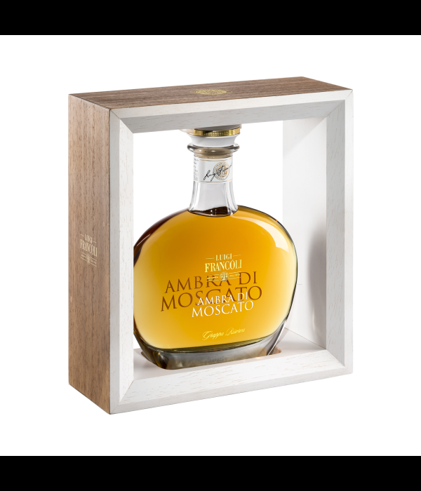 Francoli Grappa l’Ambra Moscato Riserva bij t Bockje in Bathmen