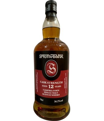Fles Springbank 12 Years Old Cask Strength #26, single malt whisky, op voorraad bij slijterij t Bockje in Bathmen