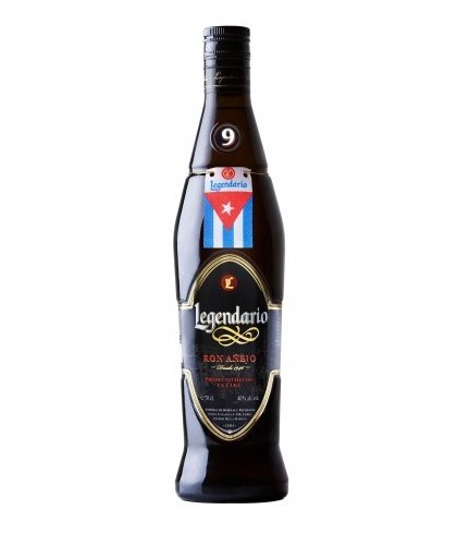 Fles Legendario Ron Anejo 9 anõs, rum, op voorraad bij slijterij t Bockje in Bathmen