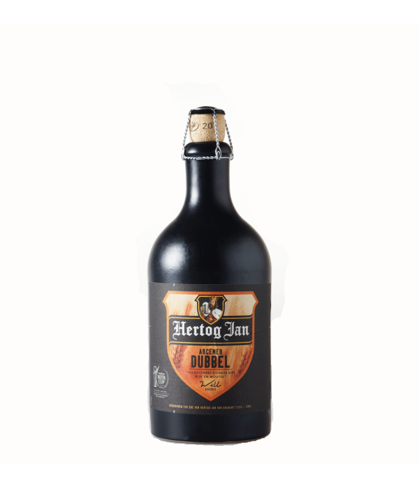 Hertog Jan Dubbel kruik bij t Bockje in Bathmen