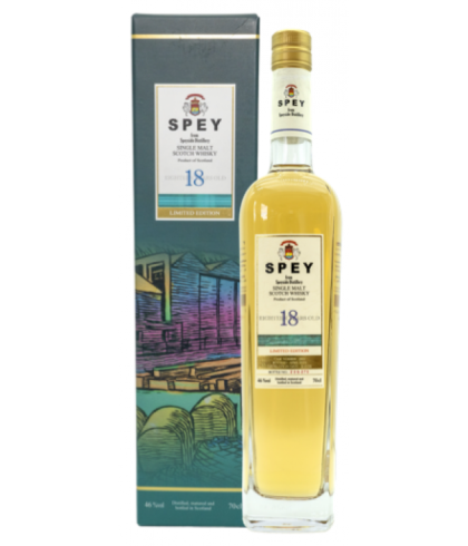 Fles Spey 18 Years Old Limited Edition #2184, whisky, op voorraad bij slijterij ’t Bockje in Bathmen