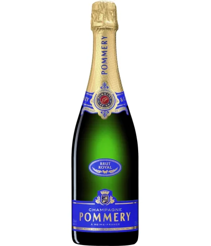 Fles Pommery Brut Royal Champagne, wijn op voorraad bij slijterij t Bockje in Bathmen