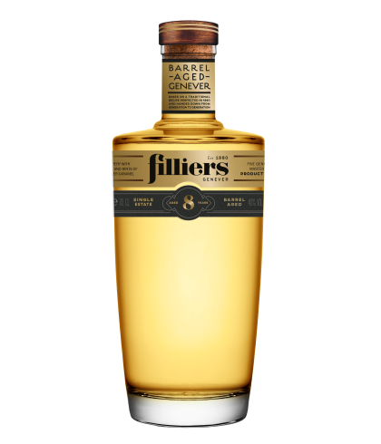 Filliers Barrel Aged Genever 8 Years Old, jenever bij slijterij t Bockje in Bathmen