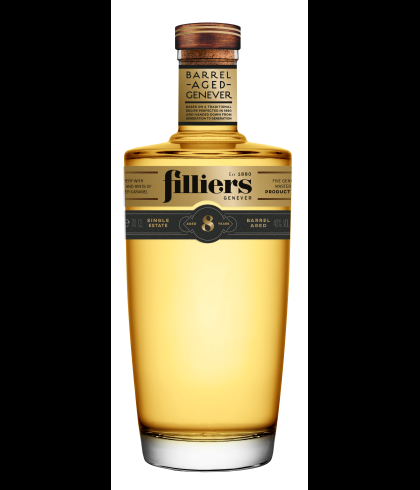 Filliers Barrel Aged Genever 8 Years Old, jenever bij slijterij t Bockje in Bathmen