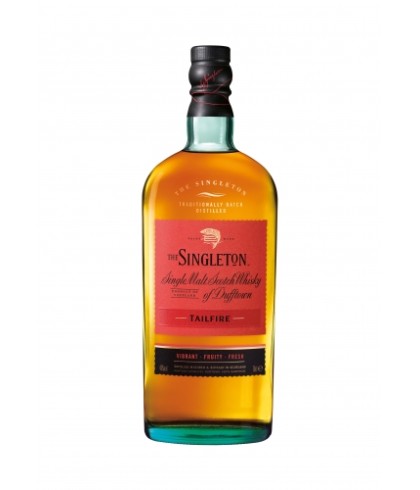 Fles Singleton Tailfire, whisky, op voorraad bij slijterij t Bockje in Bathmen