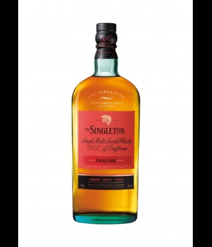 Fles Singleton Tailfire, whisky, op voorraad bij slijterij t Bockje in Bathmen