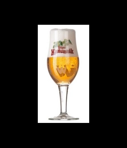 Wilderen Tripel Kanunnik glas van 33 centiliter, bierbokaal met dikke steel, op voorraad bij slijterij t Bockje in Bathmen