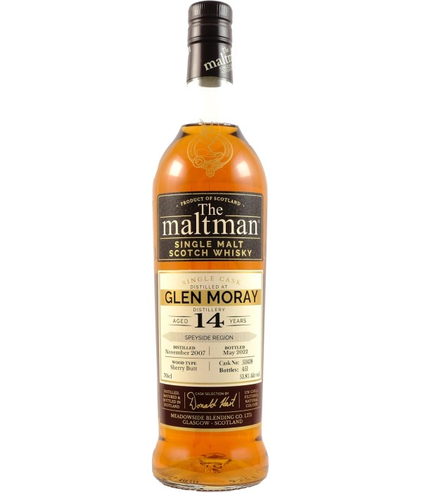 The Maltman Glen Moray 14Y 2007 #511438 bij t Bockje in Bathmen