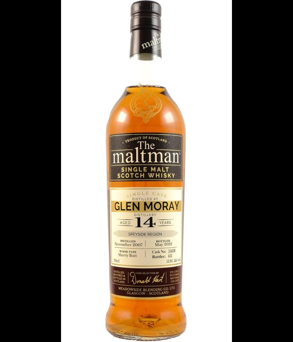 The Maltman Glen Moray 14Y 2007 #511438 bij t Bockje in Bathmen