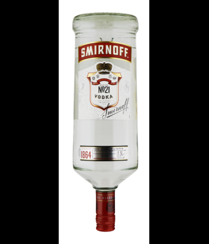 Fles Smirnoff Vodka Red XL, wodka, op voorraad bij slijterij t Bockje in Bathmen