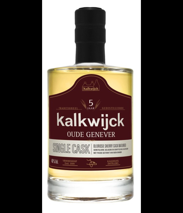 Kalkwijck Oude Genever 5 Years Old Single Cask Oloroso bij t Bockje in Bathmen