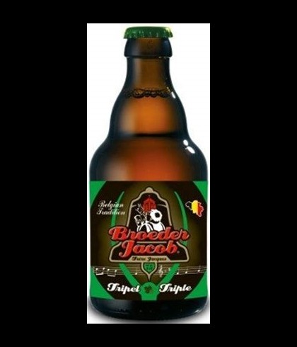 Broeder Jacob Tripel, bier bij slijterij t Bockje in Bathmen