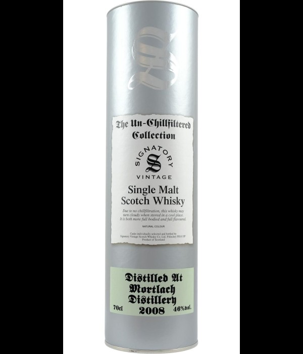 Mortlach 2008 Signatory Un-Chillfiltered Collection 14 Years Old bij t Bockje in Bathmen