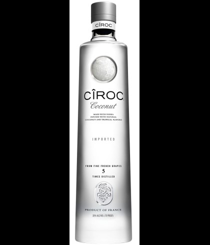 Fles Ciroc Coconut, wodka, bij slijterij t Bockje in Bathmen
