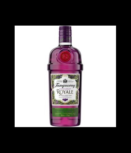 Fles Tanqueray Blackcurrant Royale, gin, op voorraad bij slijterij t Bockje in Bathmen