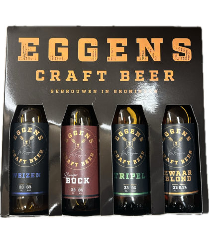 Geschenk Eggens Craft Beer Pakket 4x 33cl van Eggens, bij slijterij ’t Bockje in Bathmen