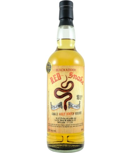 Fles Red Snake Redneck 108 10 Years Old, single malt whisky, op voorraad bij slijterij t Bockje in Bathmen