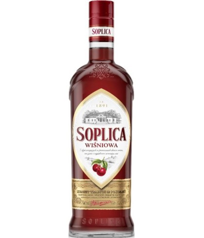 Likeur Soplica Wisniowa Kersen Likeur, bij slijterij ’t Bockje in Bathmen