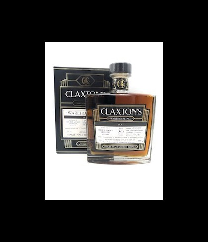 Fles Claxton's Warehouse Bruichladdich 20 Years Old, Islay single malt whisky, op voorraad bij slijterij t Bockje in Bathmen