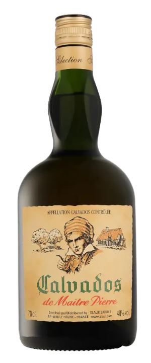Calvados Maitre Pierre Calvados van Maitre, op voorraad bij slijterij ’t Bockje in Bathmen