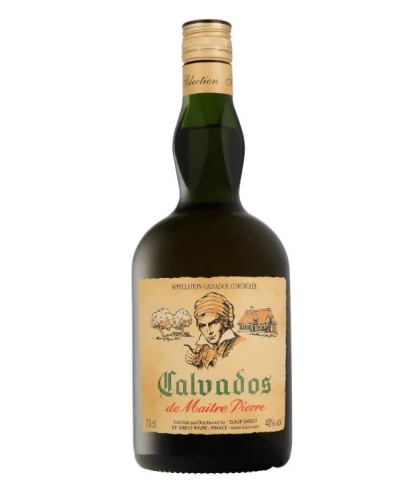 Maitre Pierre Calvados, op voorraad bij slijterij t Bockje in Bathmen