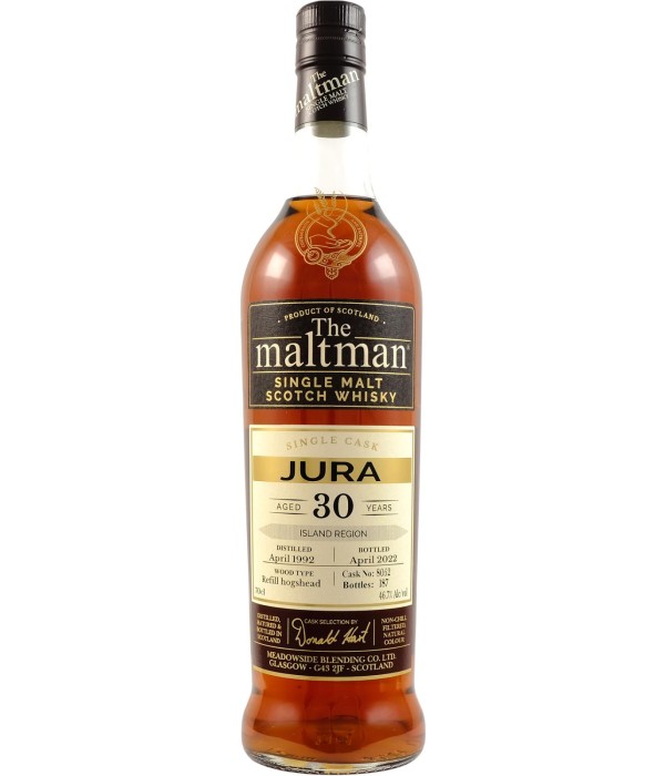 The Maltman Jura 30Y 1992 #8052 bij t Bockje in Bathmen