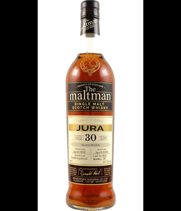 The Maltman Jura 30Y 1992 #8052 bij t Bockje in Bathmen