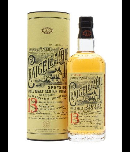 Fles Craigellachie 13 Years Old, single malt whisky, op voorraad bij slijterij t Bockje in Bathmen