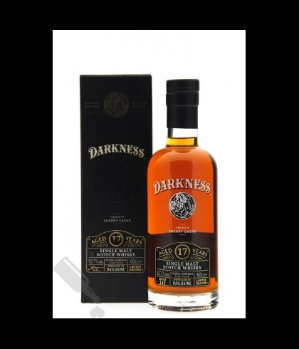 Fles Dailuaine 17 Years Old Darkness, single malt whisky, op voorraad bij slijterij t Bockje in Bathmen