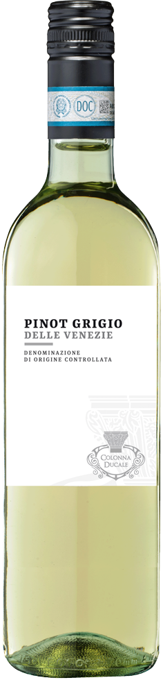 Fles Colonna Ducale Pinot Grigio delle Venezie, wijn, op voorraad bij slijterij t Bockje in Bathmen