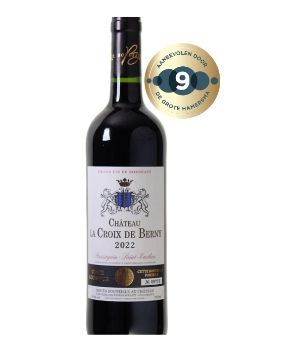 Château La Croix de Berny Puisseguin St. Emillion, wijn bij t Bockje in Bathmen